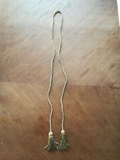 Antiker Vorhang Kordel ( Raffhalter ) gold farbig ( Messing ? )