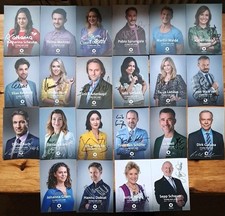 22 x Sturm der Liebe Orig Autogramm signiert STURM DER LIEBE 2025 - AK