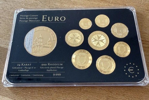 Malta euro prestige coinset - malta,