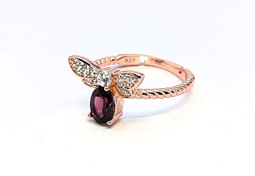 Rhodolith granat ring 17 - rhodolith-,