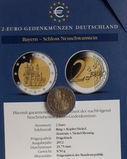 2 Euro Bayern 2012  mit