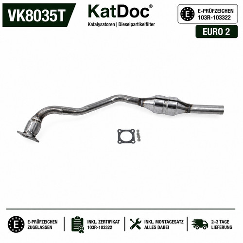 Katalysator golf iii - golf,