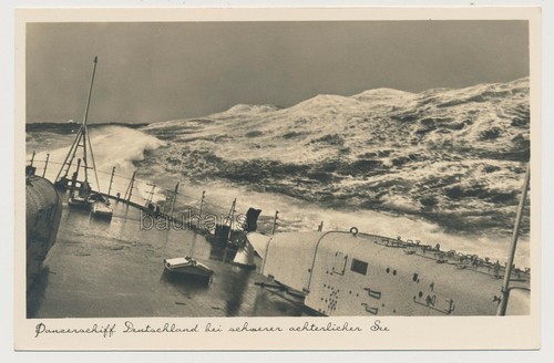 Foto marine panzerschiff - foto/ak,