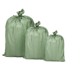 Gewebesack bis 100kg Tragkraft Getreidesack Schwerlastsack Grün Auswahl 8 Größen