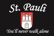 Aufkleber St. Pauli never walk