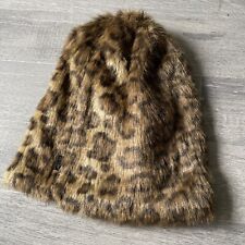 Marc Cain Mütze N3 flauschig Leo Leolook stylisch animal mit Futter