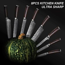 10pcs Küchenmesser Damaskus