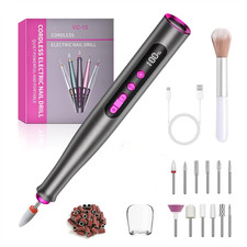 Profi Elektrische Nagelfräser Nagelfeile Maniküre Pediküre 35000 U/min Set Bits