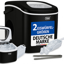Eiswürfelmaschine Eiswürfelbereiter Eismaschine 12kg mit Zange 1,3L Ice Maker