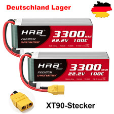 2Stück 22,2V 3300mAh 6S Lipo