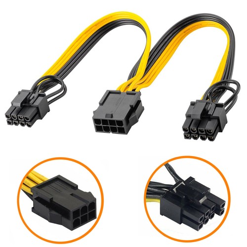 Gpu 6pin dual pin pcie - zu,