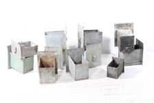 11 x alte Schublade Metall