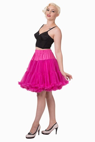 Hot pink rockabilly cm - pink, 20