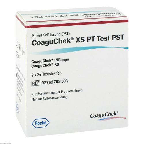 Coaguchek test pst - coaguchek, 2x24