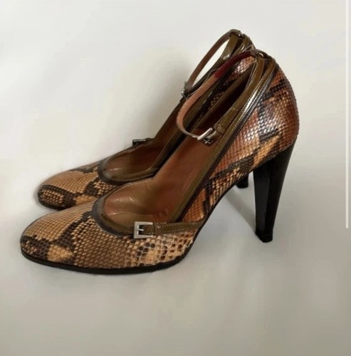 Prada python pumps leder - python,
