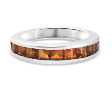 925 Silber Ring mit Madeira Citrin 1,12 ct. Damen Schmuck mit Zertifikat