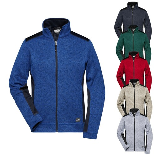 Damen strick fleecejacke - damen, strick-fleecejacke