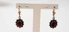 Gold ohrringe granat 333 - ohrringe, °