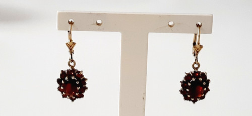 Gold ohrringe granat - gold,