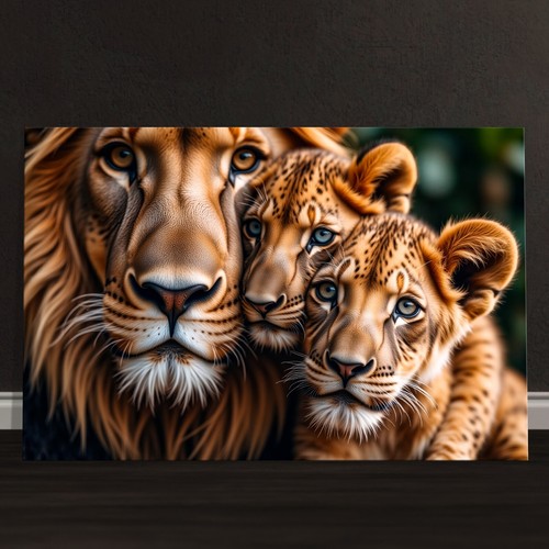 Wandbild löwe liebe - ✅,