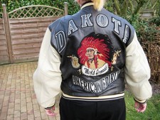 DAKOTA USA VINTAGE LEDERJACKE