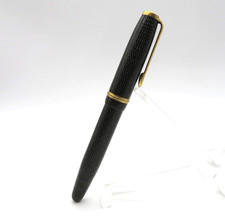 Soennecken Füller 222 Junior Schwarz / Silber Fountain Pen 585 Gold Feder