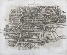 Kaliningrad Königsberg Russia Russland Kupferstich engraving Merian 1650