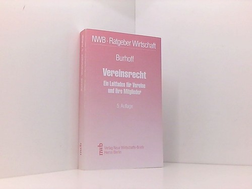 Vereinsrecht ein leitfaden - ein,