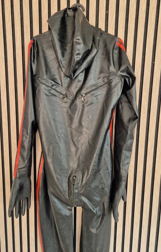 Latex rubber gummi anzug - gummi, l