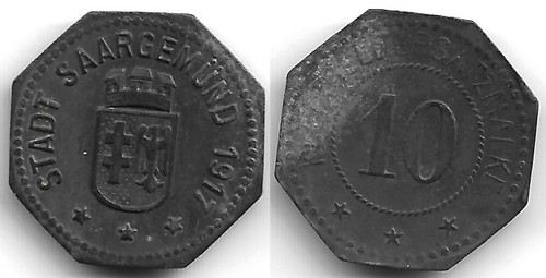 Wertmarke saargemünd stadt - wertmarke,
