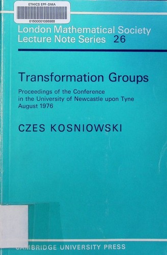 Transformation groups