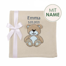 Babydecke mit name - babydecke,