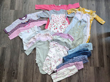 Kleidungspaket Baby Mädchen Gr 62/68 - 26 Teile Strampler Pullover Bodys SOMMER