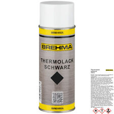 Thermolack Ofenlack Auspufflack hitzebeständig schwarz matt bis 600°C Spray