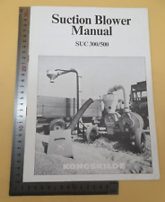 Sauggebläse manuell Suc 300/500 Kongskilde Taschenbuch