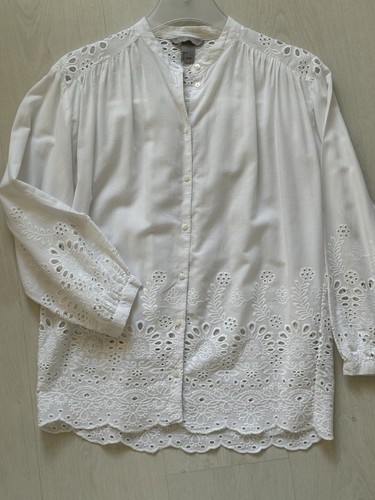 Damen bluse 34weiß - h&m,