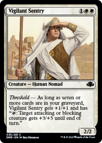 Foil vigilant sentry dmr - nm,