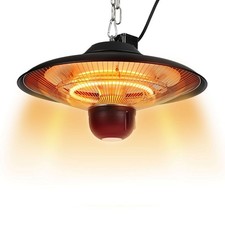 Deckenheizstrahler Heizstrahler 2 Heizstufen Infrarot 1500/2000W Hängend Außen