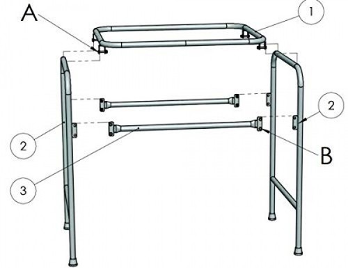 Kerbl tischgestell zerlegbar - kerbl,