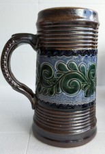 Keramik Bierkrug Steinzeug Bierseidel Westerwälder Keramik 0,5 l