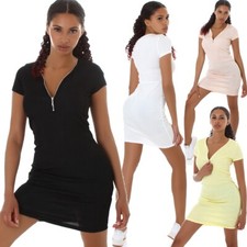 Damen Sommer Minikleid Bodycon