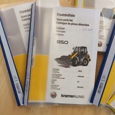 Kramer 850 Ersatzteilliste Teileliste Radlader Lader Typ 346-4 Ersatzteilkatalog