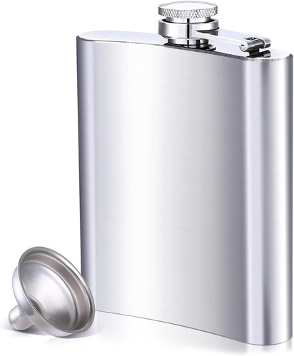 Edelstahl flachmann 200 - flachmann, ml