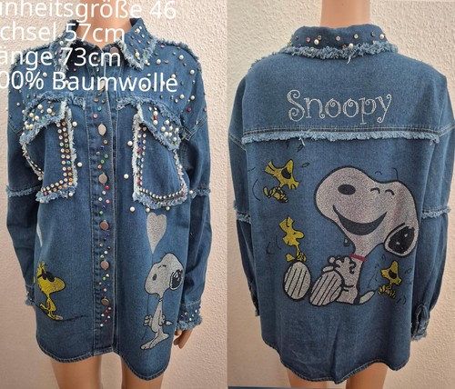 Snoopy glitzer denim - snoopy,