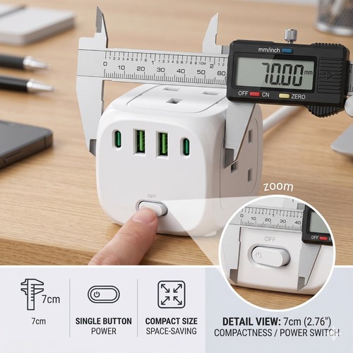 Cube extension lead - cube, with