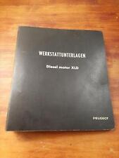 Peugeot Indenor Dieselmotor XLD  Werkstattunterlagen von 1970