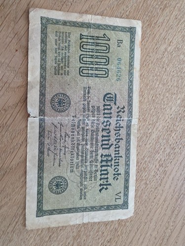 Historischer geldschein - geldschein, –