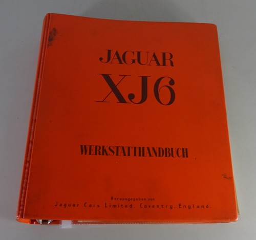 Werkstatthandbuch jaguar 6 - xj,