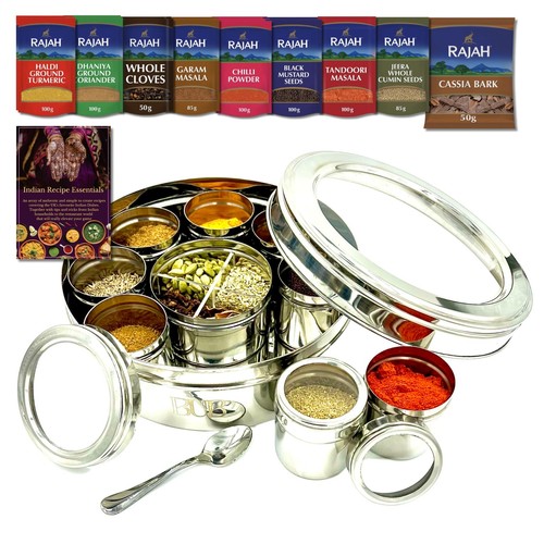 Masala dabba gewürzdose 22cm - masala,
