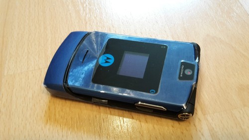Motorola razr v3i blue - motorola,